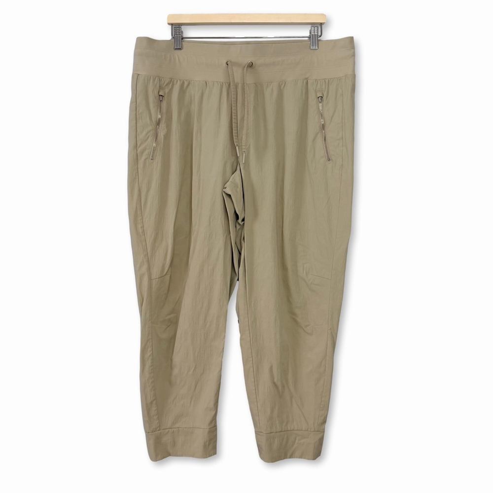 Athleta Trekkie North Jogger Pants Beige Size 18